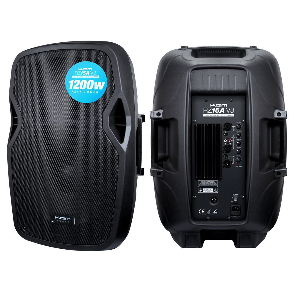 KAM 15″ RZA15 V3 Active Speaker ~ 1200w