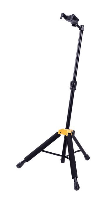 Auto Grab guitar stand with foldable yoke