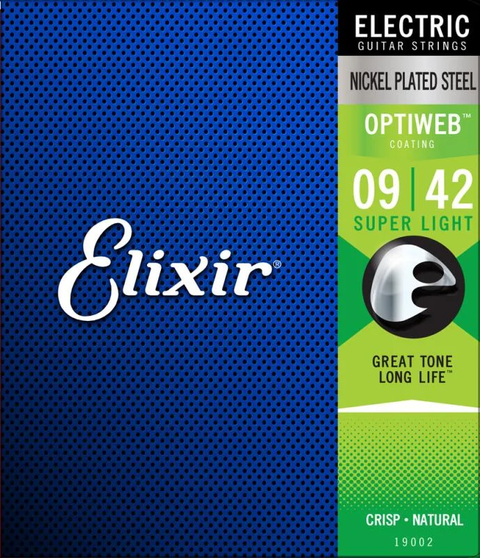 Elixir 9-42 Optiweb Electric Guitar Strings