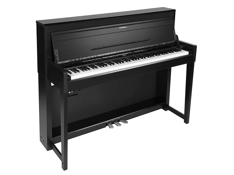 Medeli DP650K Forte Series digital home upright piano – Black