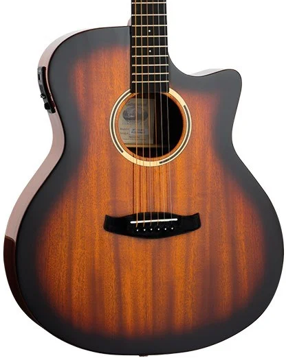 Tanglewood dbt-dce-sb-g discovery dreadnought electro acoustic guitar in sunburst
