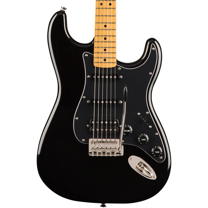 Squier Classic Vibe 70’s Stratocaster HSS Electric Guitar in Black