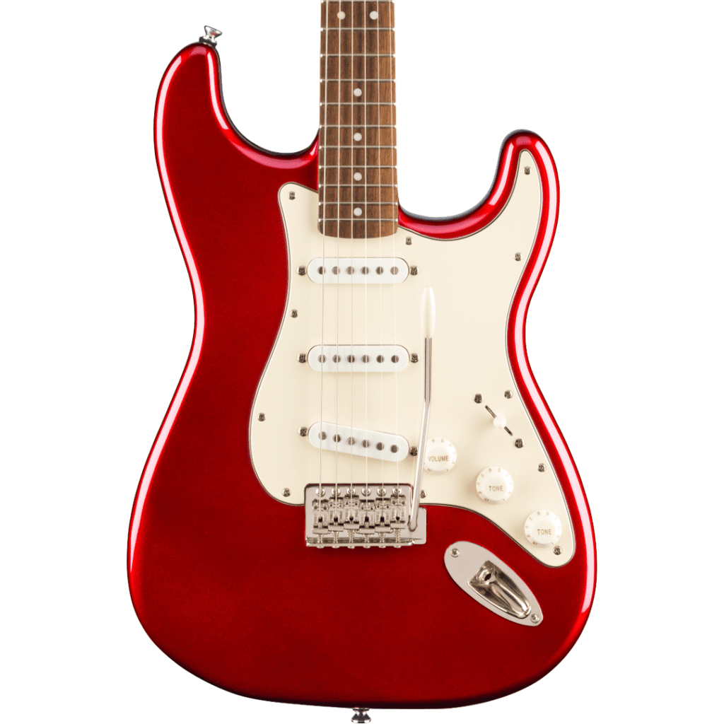 Squier Classic Vibe 60's Stratocaster Electric Guitar in Candy Apple Red