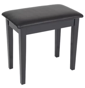 Kinsman Piano Bench With Storage in Black