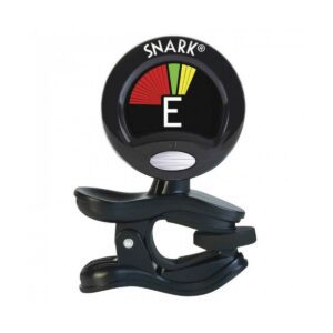 Snark SN5GX Clip-on Chromatic Tuner. The black chromatic tuner features a full-colour display. The 360-degree swivel head can be used in a variety of tuning modes, including guitar, bass, violin, and ukulele