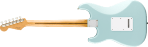 Rear of 6-string Fender Vintera 50's Stratocaster Modified