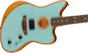 Body of 6-string Fender Acoustasonic Player Jazzmaster in Ice Blue
