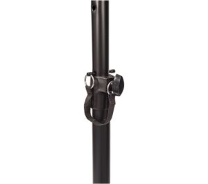 Kinsman KSS08 Speaker Stand. The tripod legs and lockable wheels keep everything firmly in place