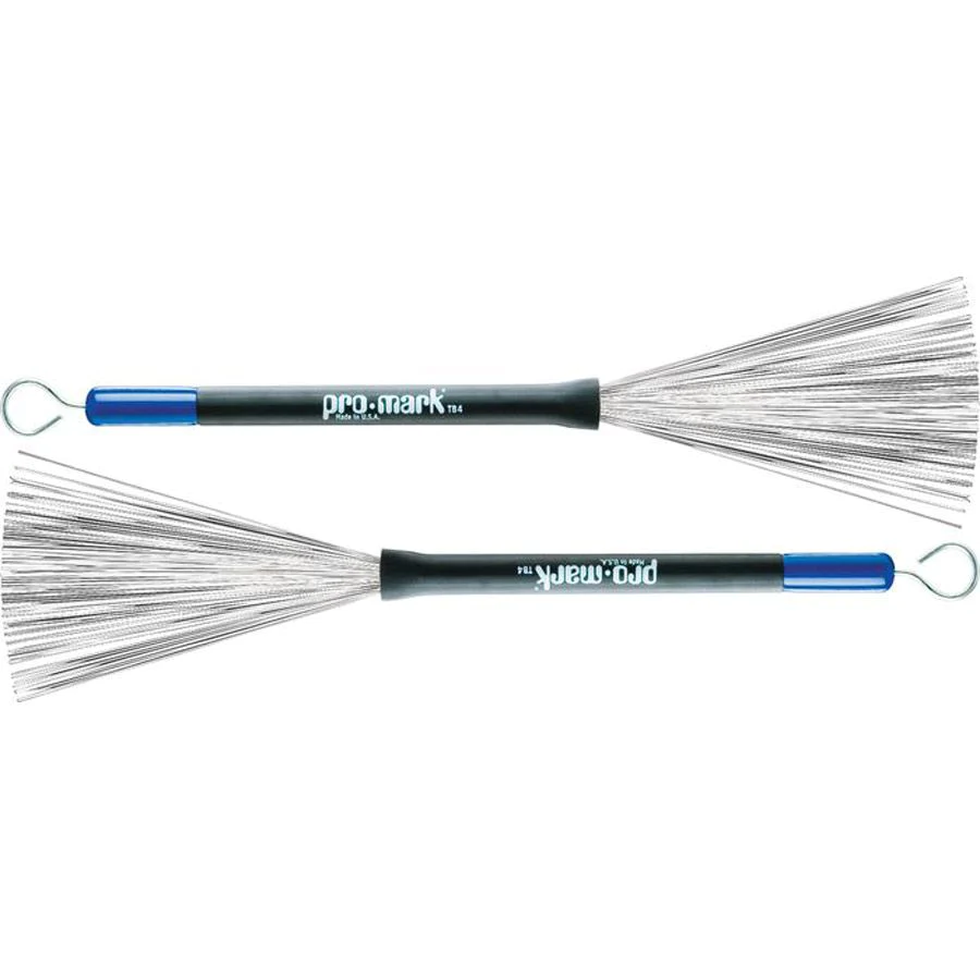 2x ProMark TB4 Classic Telescopic Wire Brush for drums