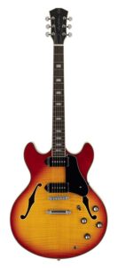 Sire Guitars 6-string H7 Series Larry Carlton Electric Guitar Archtop With P90s Cherry Sunburst