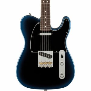 Vertical body image of Fender American Professional II Telecaster® Electric Guitar in Dark Knight blue