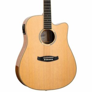 Body of 6-string Tanglewood DBT DCE PG Electro Acoustic Guitar