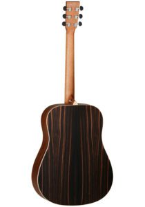 Back of 6-string Tanglewood Discovery Exotic DBT DEB E Electro Acoustic Guitar