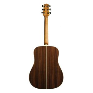 Rear of 6-string Takamine GD51-BSB Dreadnaught Acoustic Guitar in Brown Sunburst