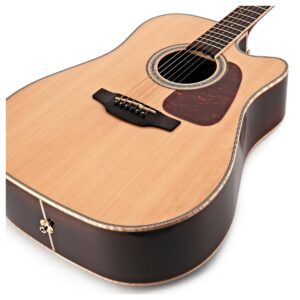 Body of 6-string Takamine GN90CE-MD Electro Acoustic Guitar in Natural