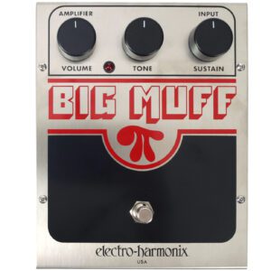 Electro-Harmonix Big Muff Pi Fuzz Pedal chrome