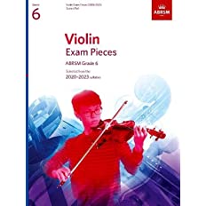 ABRSM Violin Exam Pieces Grade 6 notes and information