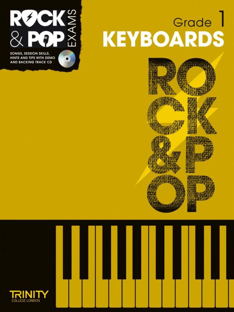 Trinity Rock & Pop- Keyboards- Grade 1 notes and information