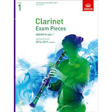 ABRSM Clarinet Exam Pieces Grade 1 notes and information