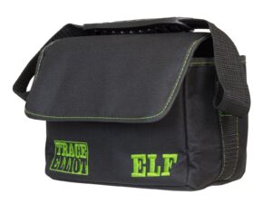 Trace Elliot El Bass Amp carry bag. Black bag with green stitching and carry strap