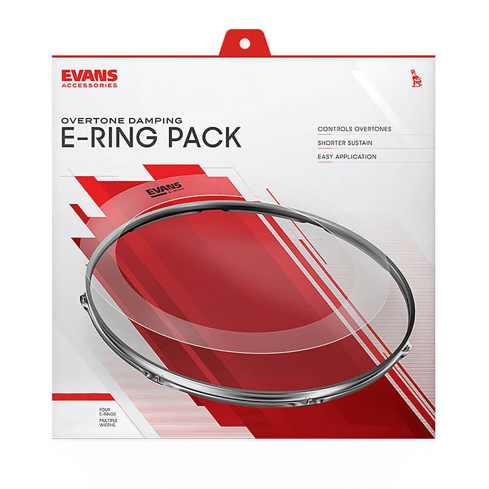 Evans Overtone Damping E-Ring Rock Pack