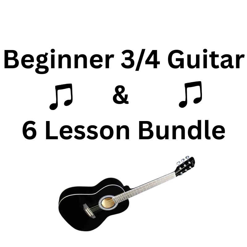 Beginner Guitar & 6 Lesson Bundle
