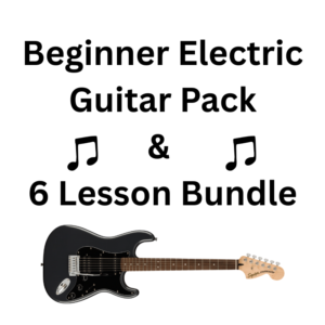 Beginner Electric Guitar Pack Squier Affinity Stratocaster Various Colours and 6 Lesson Bundle