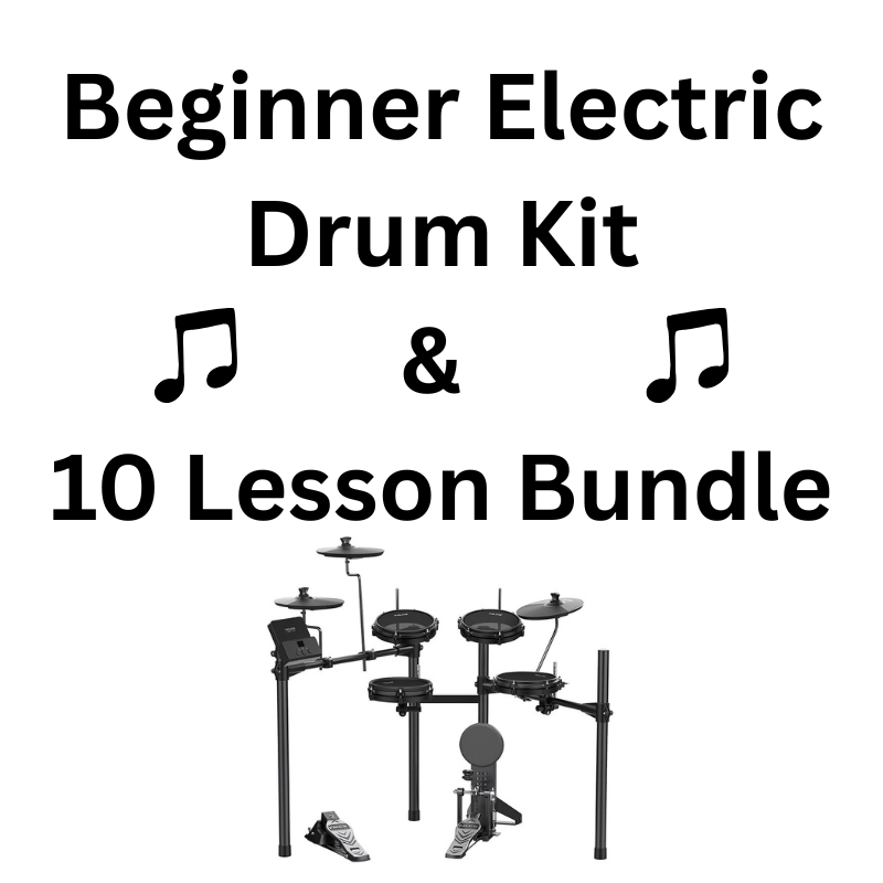 Beginner Electric Drum Kit & 10 Lesson Bundle