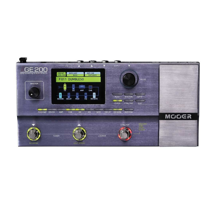 Mooer GE200 Multi Fx Pedal Mooer Amp Modelling and Multi Effects