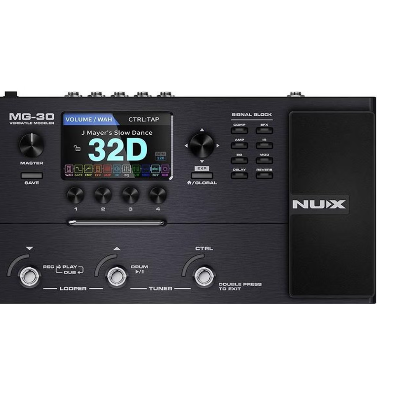 NUX MG-30 Multi-Effects Pedal and Modeller Amp Modeller and Effects unit